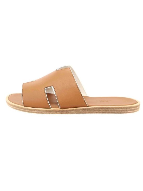Hermes Izmir Sandals Brown